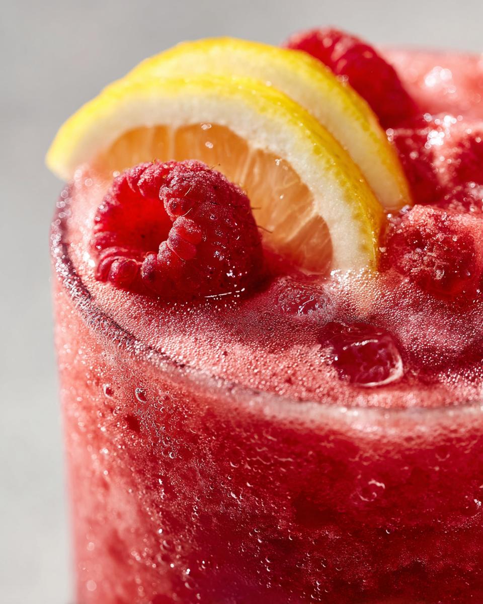 Frozen Raspberry Lemonade - detail 1