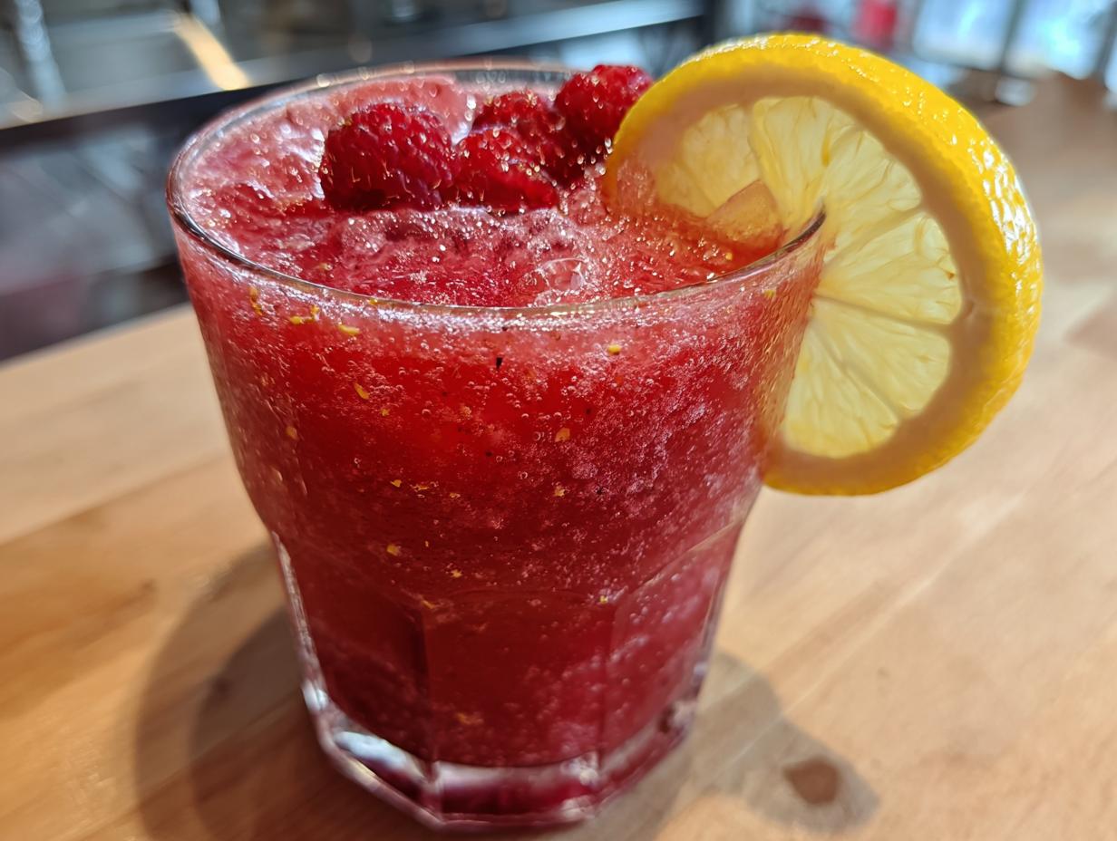 Frozen Raspberry Lemonade: 4 Amazing Servings