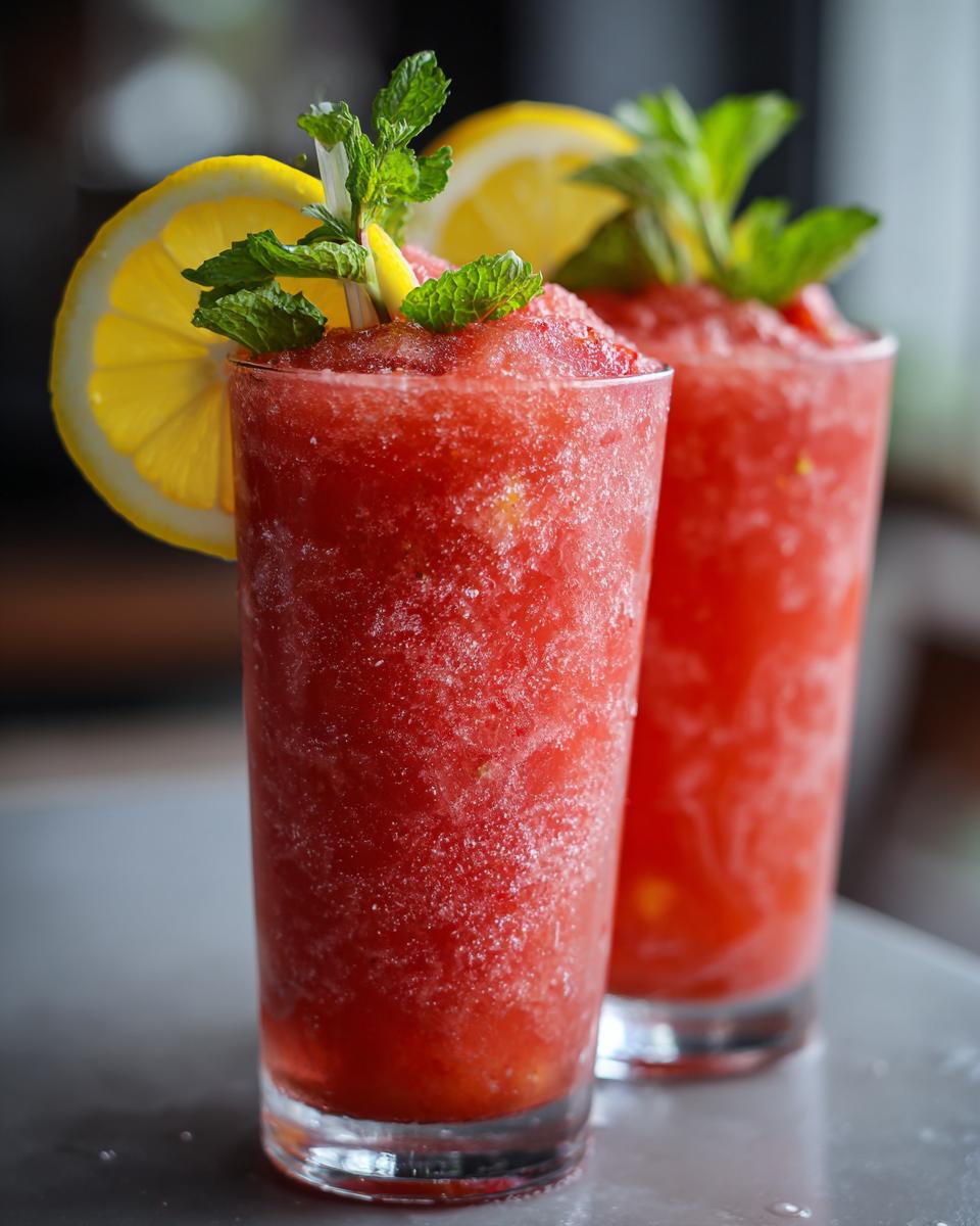Frozen Strawberry Lemonade - detail 1