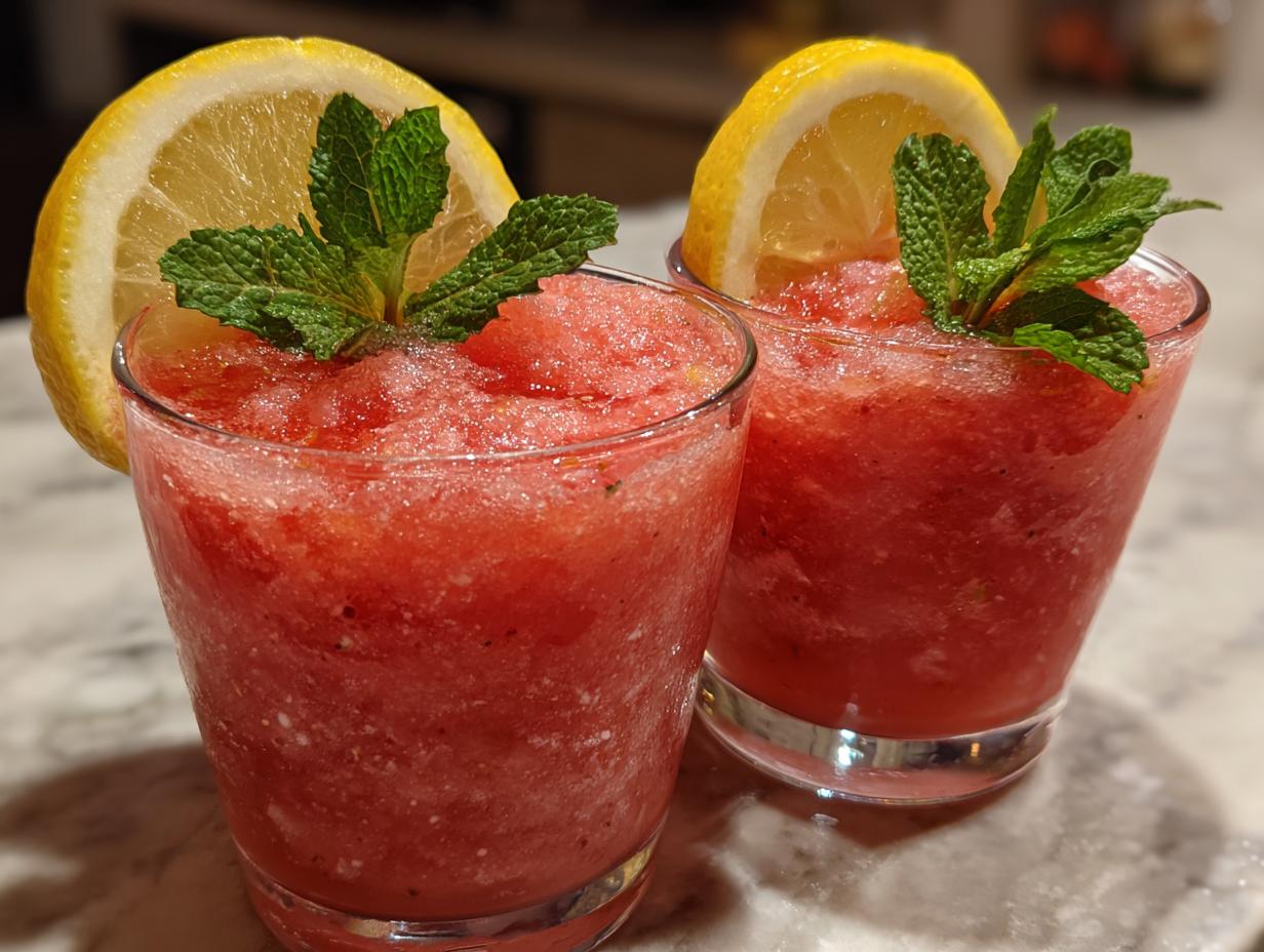 Amazing 5-Minute Frozen Strawberry Lemonade