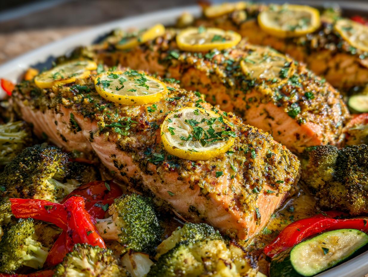 3 Must-Try Garlic Herb Sheet Pan Salmon and Veggies