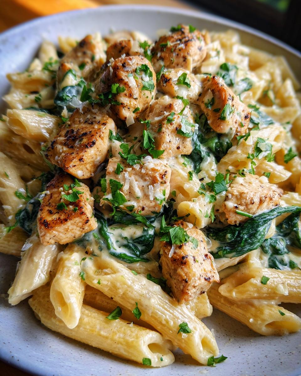 Garlic Parmesan Chicken Pasta - detail 1