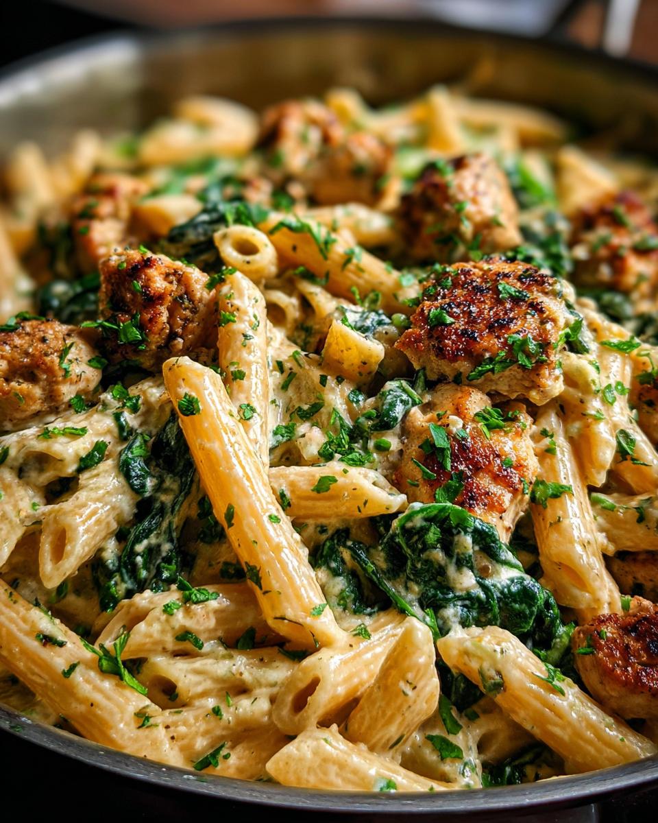 Garlic Parmesan Chicken Pasta - detail 2