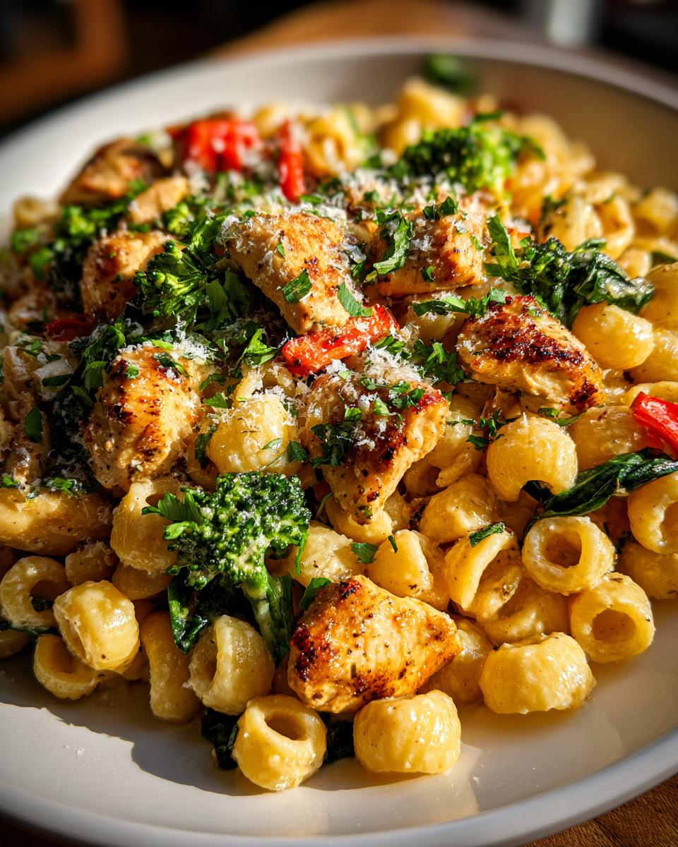 Garlic Parmesan Chicken Pasta Meal Prep - detail 1