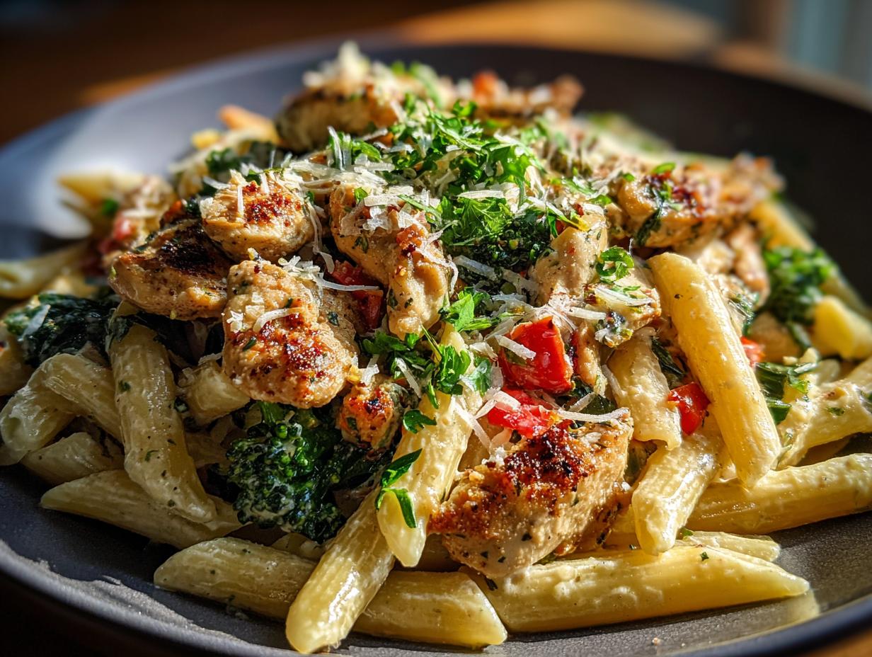 5 Amazing Garlic Parmesan Chicken Pasta Meal Prep