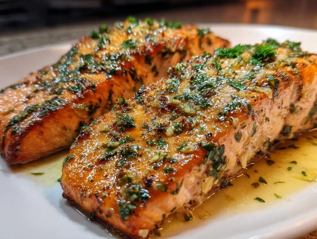 Garlic butter salmon