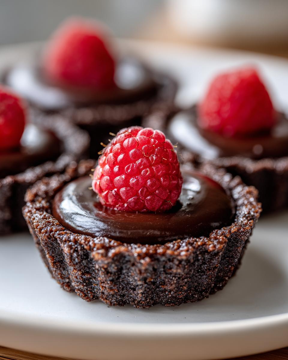 Gluten-Free Chocolate Raspberry Tartlets - detail 1