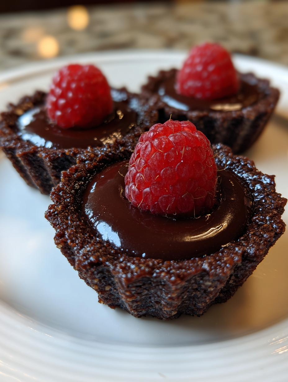 Gluten-Free Chocolate Raspberry Tartlets - detail 2