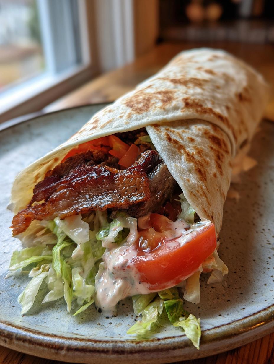 Gourmet BLT Wraps with Secret Sauce - detail 2