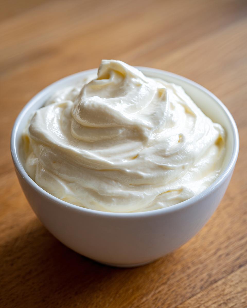 Greek yogurt aioli - detail 1