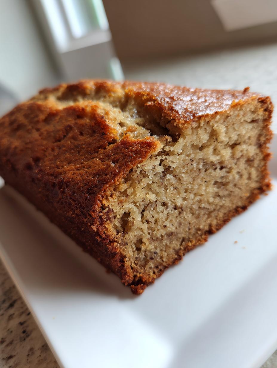 Greek yogurt banana bread - detail 2