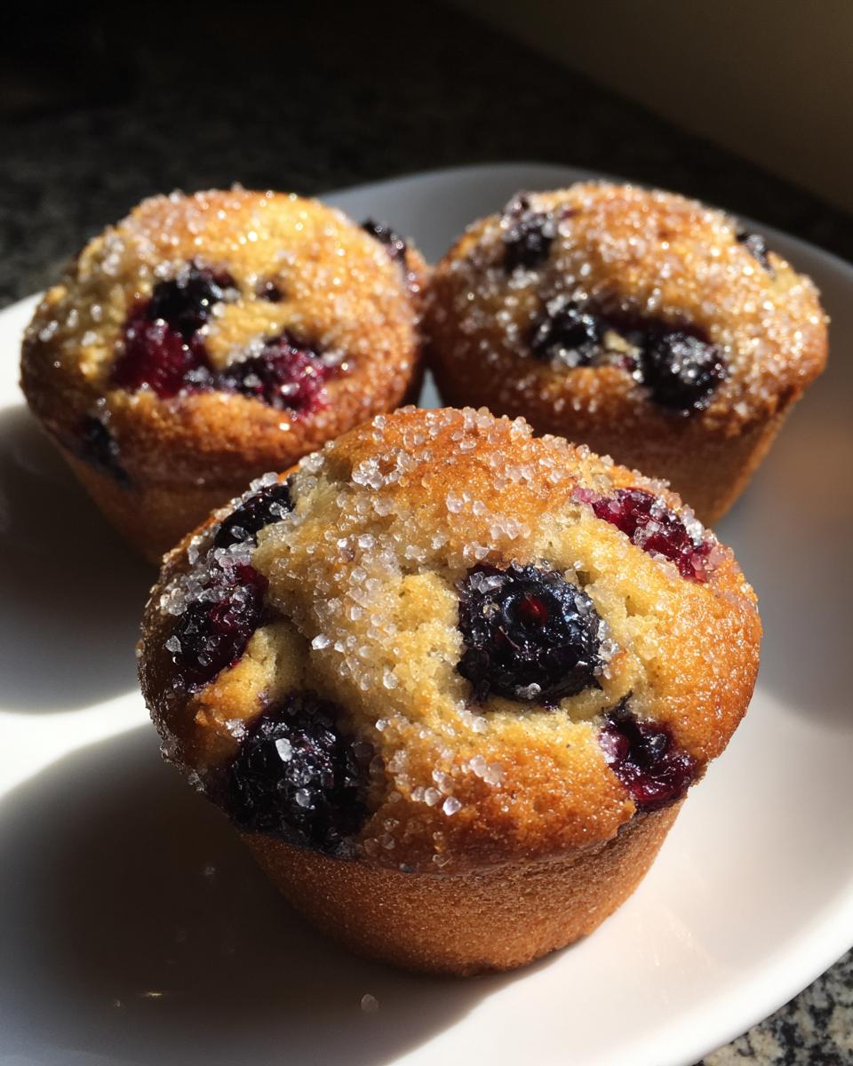 Greek yogurt blueberry protein muffins - detail 1