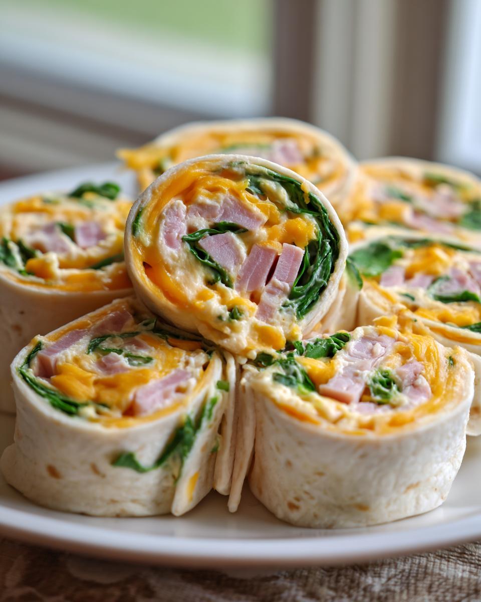 Ham Cheddar Pinwheels - detail 2