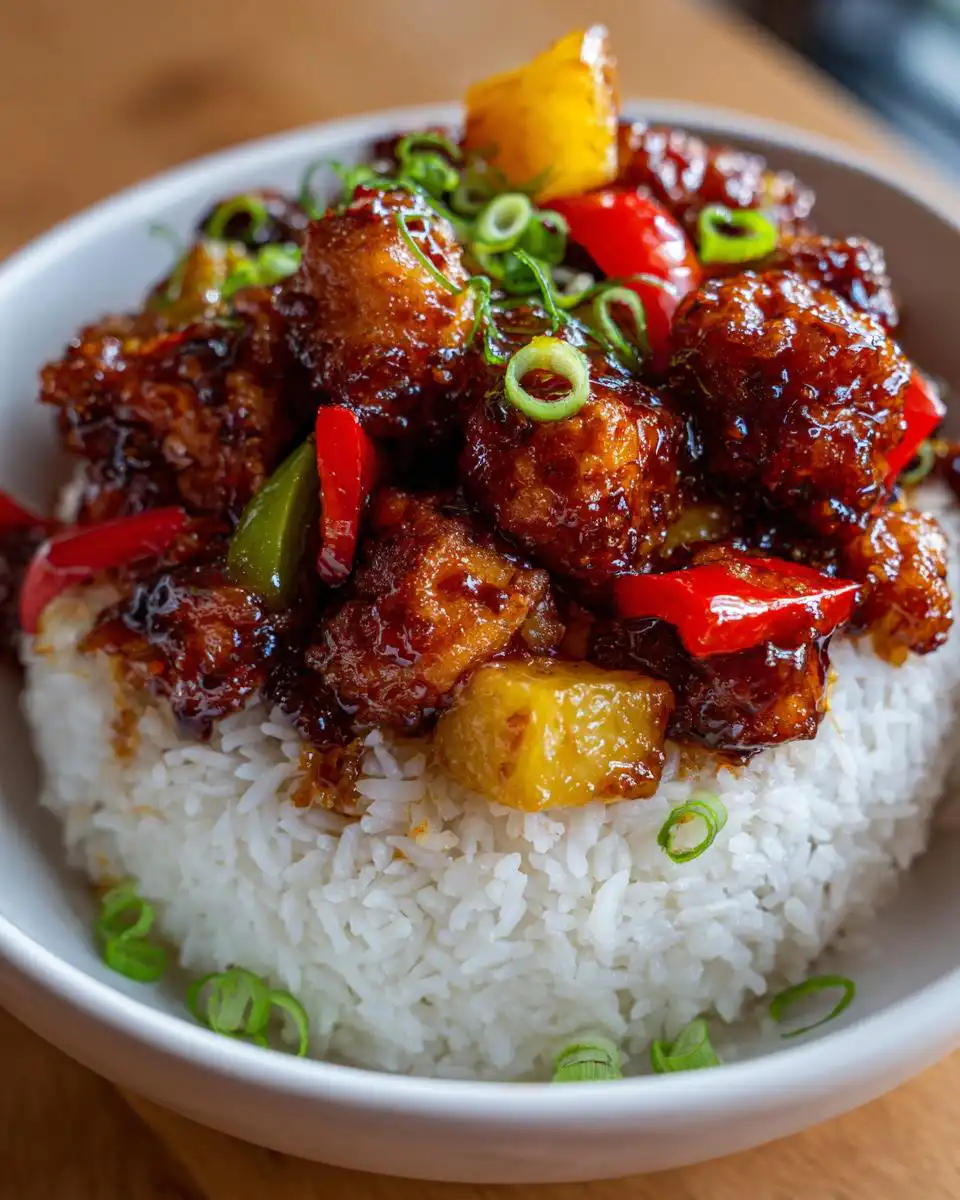 Hawaiian Chicken Bowl - detail 2