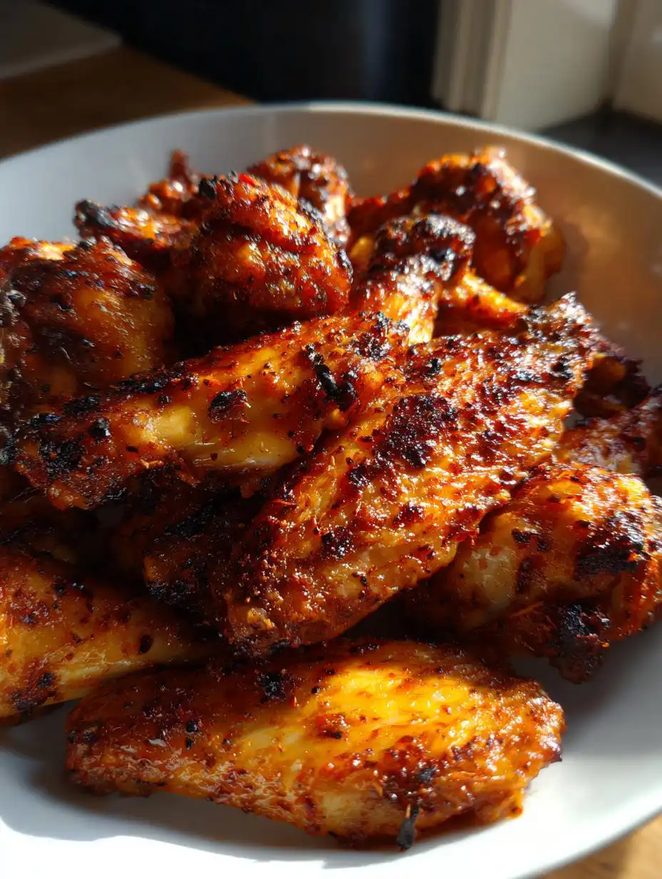 Healthy Baked Chicken Wings - detail 2