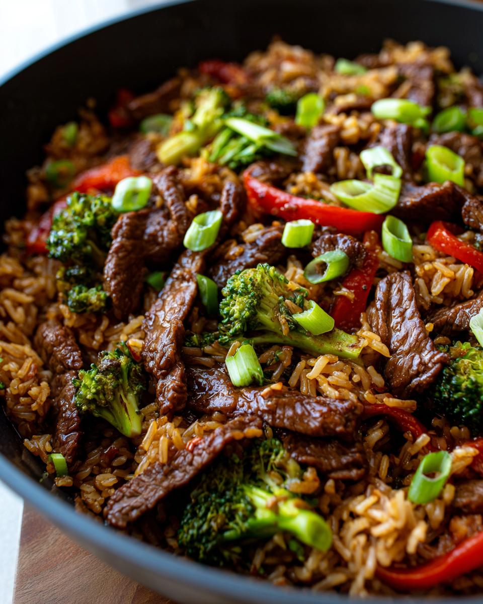 Healthy Beef Skillet with Rice - detail 1