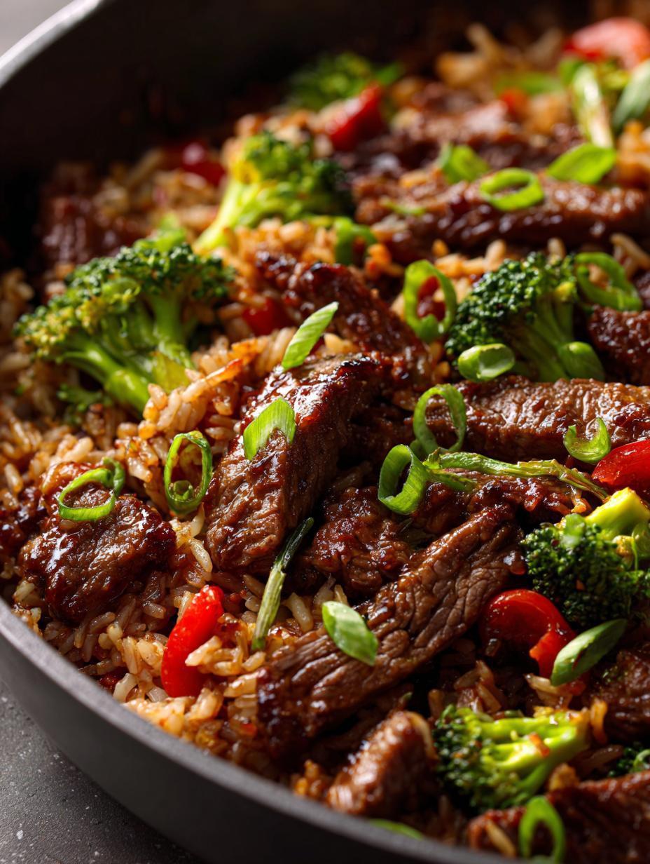 Healthy Beef Skillet with Rice - detail 3