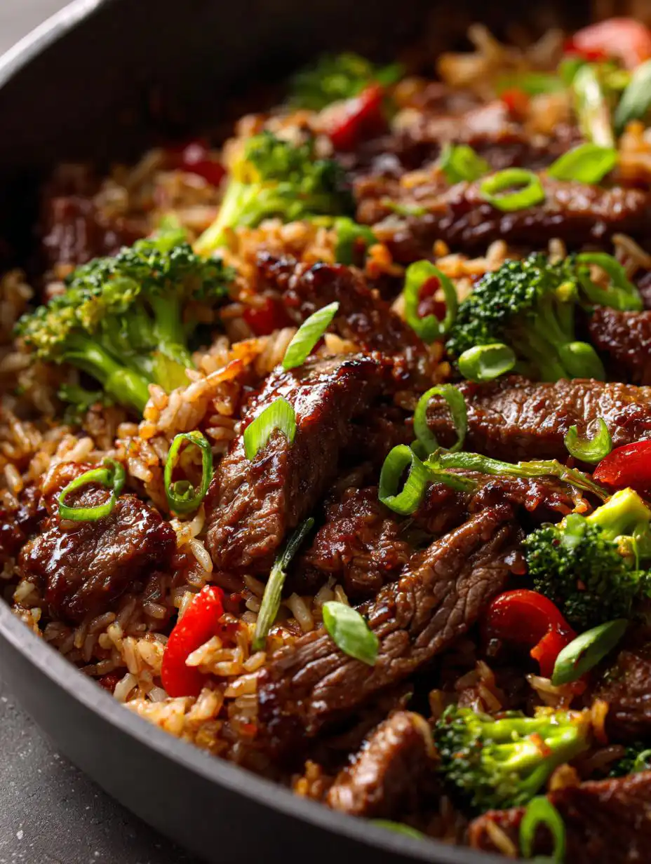 Healthy Beef Skillet with Rice - detail 3