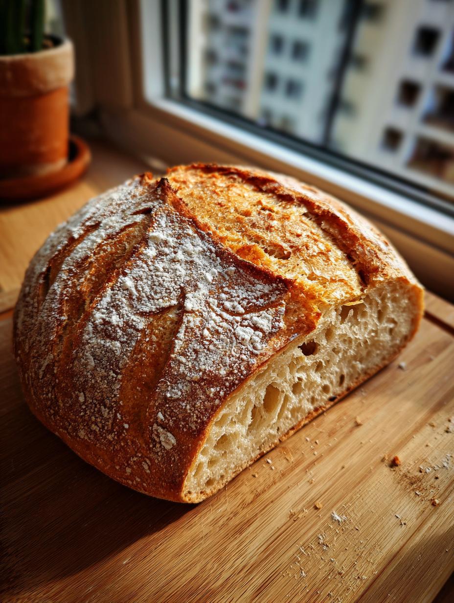 Healthy Homemade Sourdough Loaf - detail 2