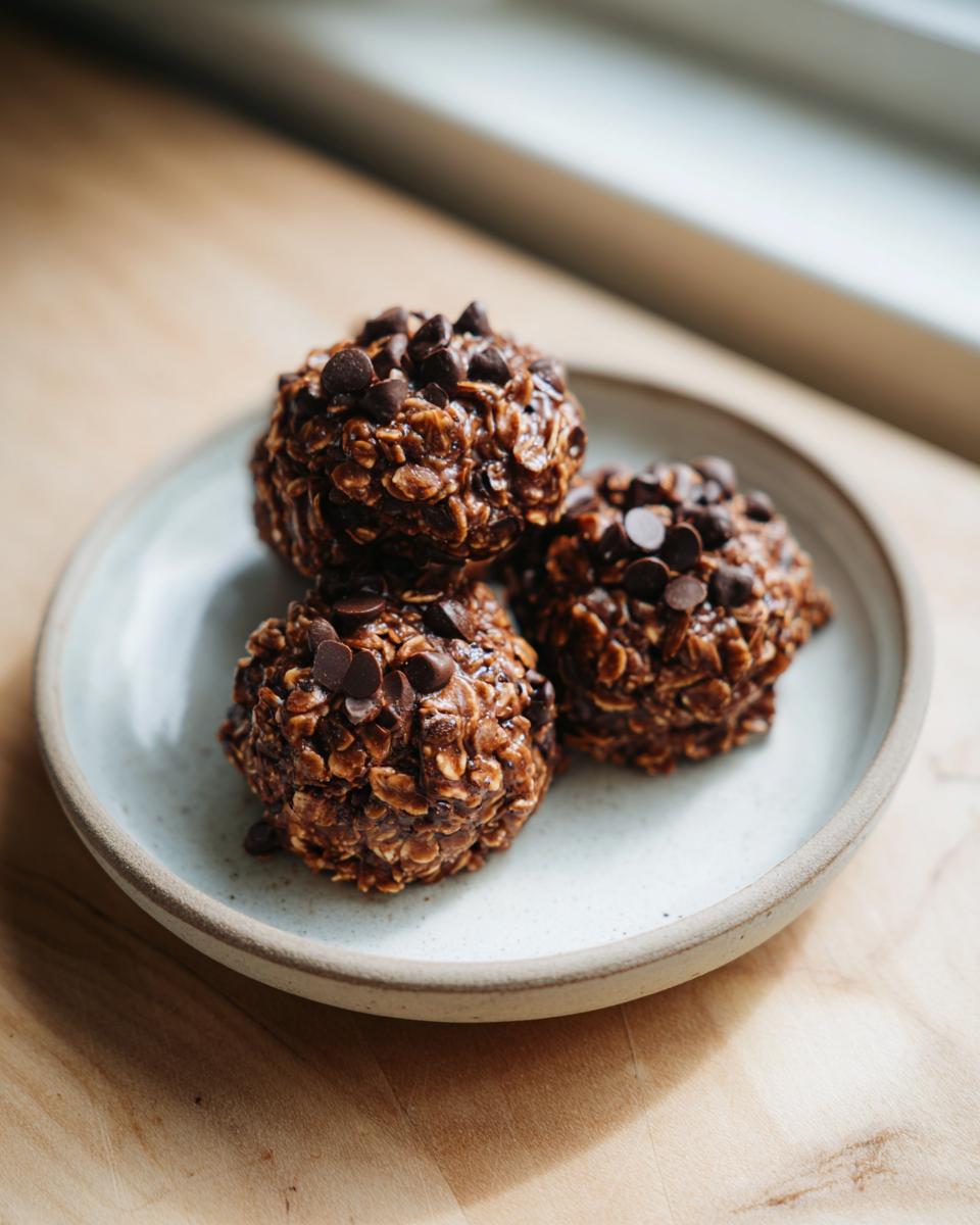Healthy No-Bake Cookies - detail 1
