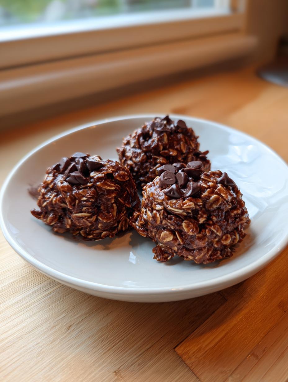 Healthy No-Bake Cookies - detail 2