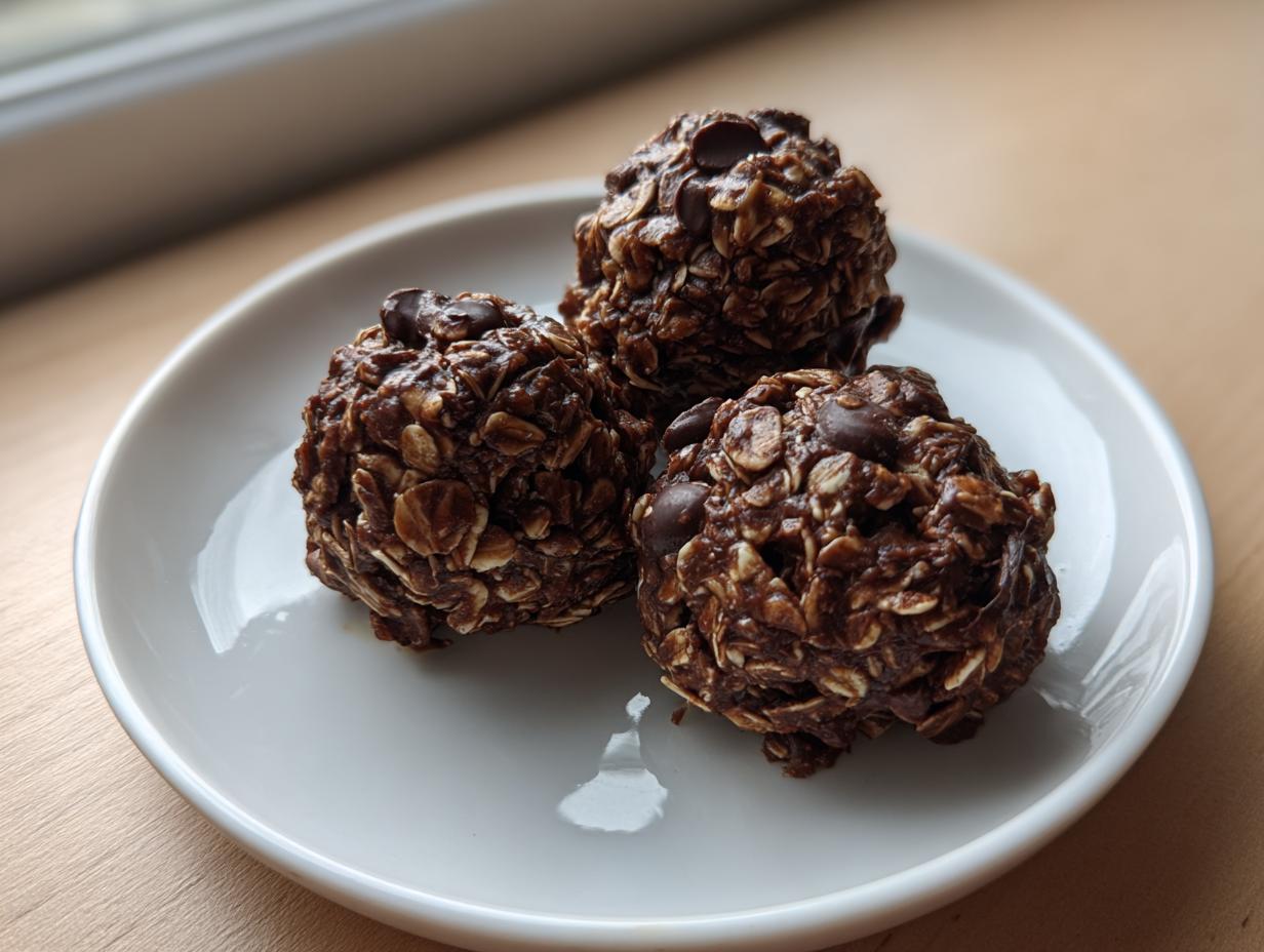 Craving 165 Calorie Healthy No-Bake Cookies