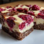 Healthy Raspberry Cheesecake Bars