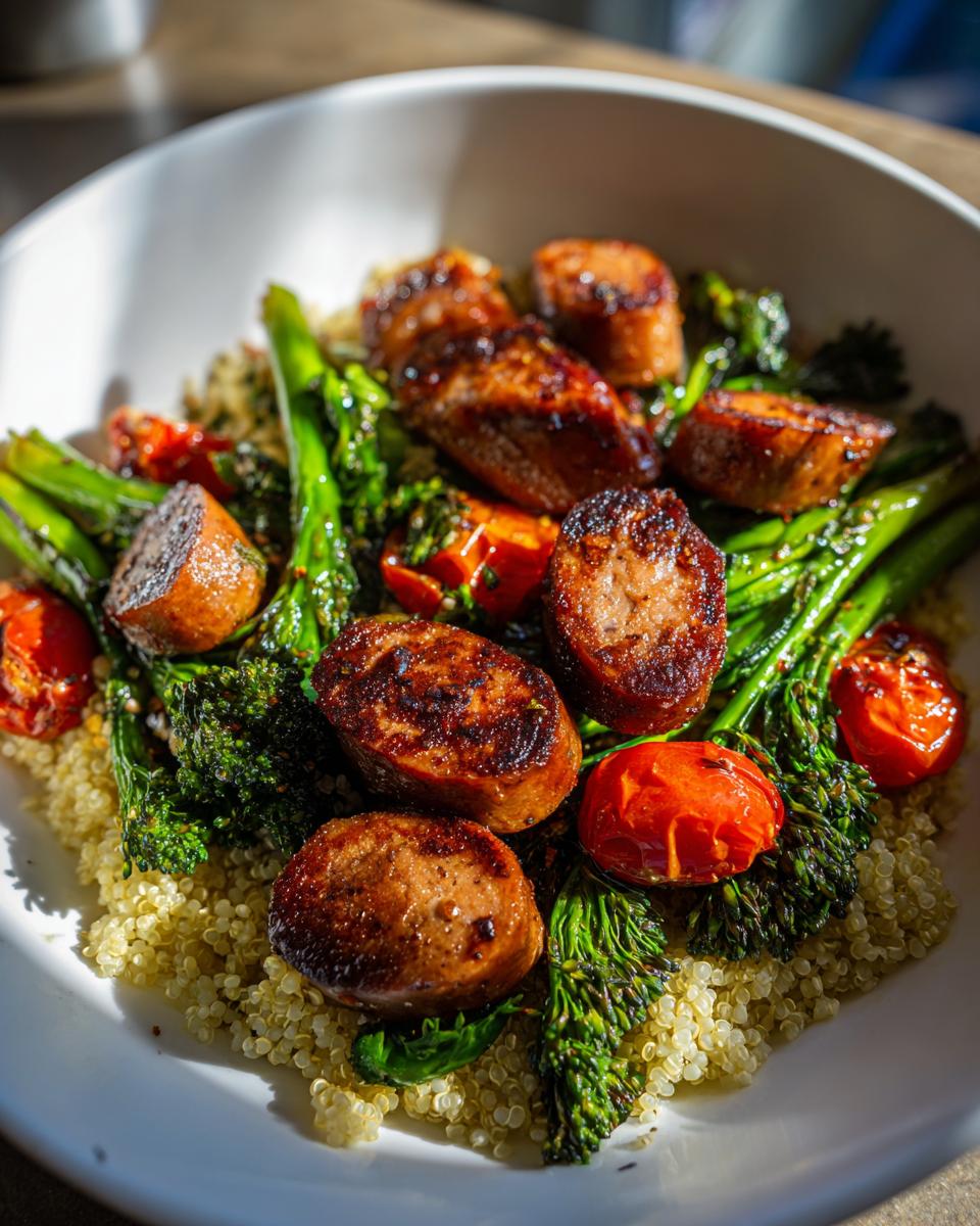 Healthy Sausage Dinner Plate - detail 1