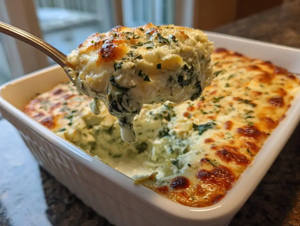 Healthy Spinach Artichoke Dip