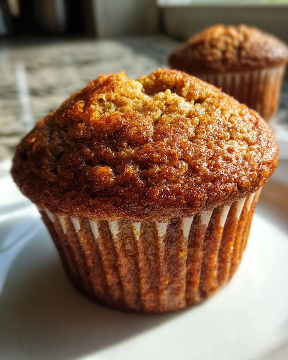Healthy banana bread muffins - detail 2