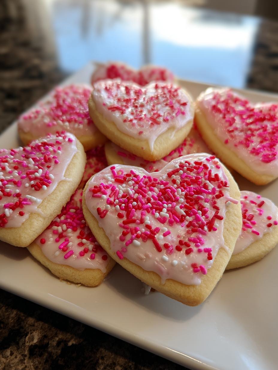 Heart Sugar Cookies - detail 2