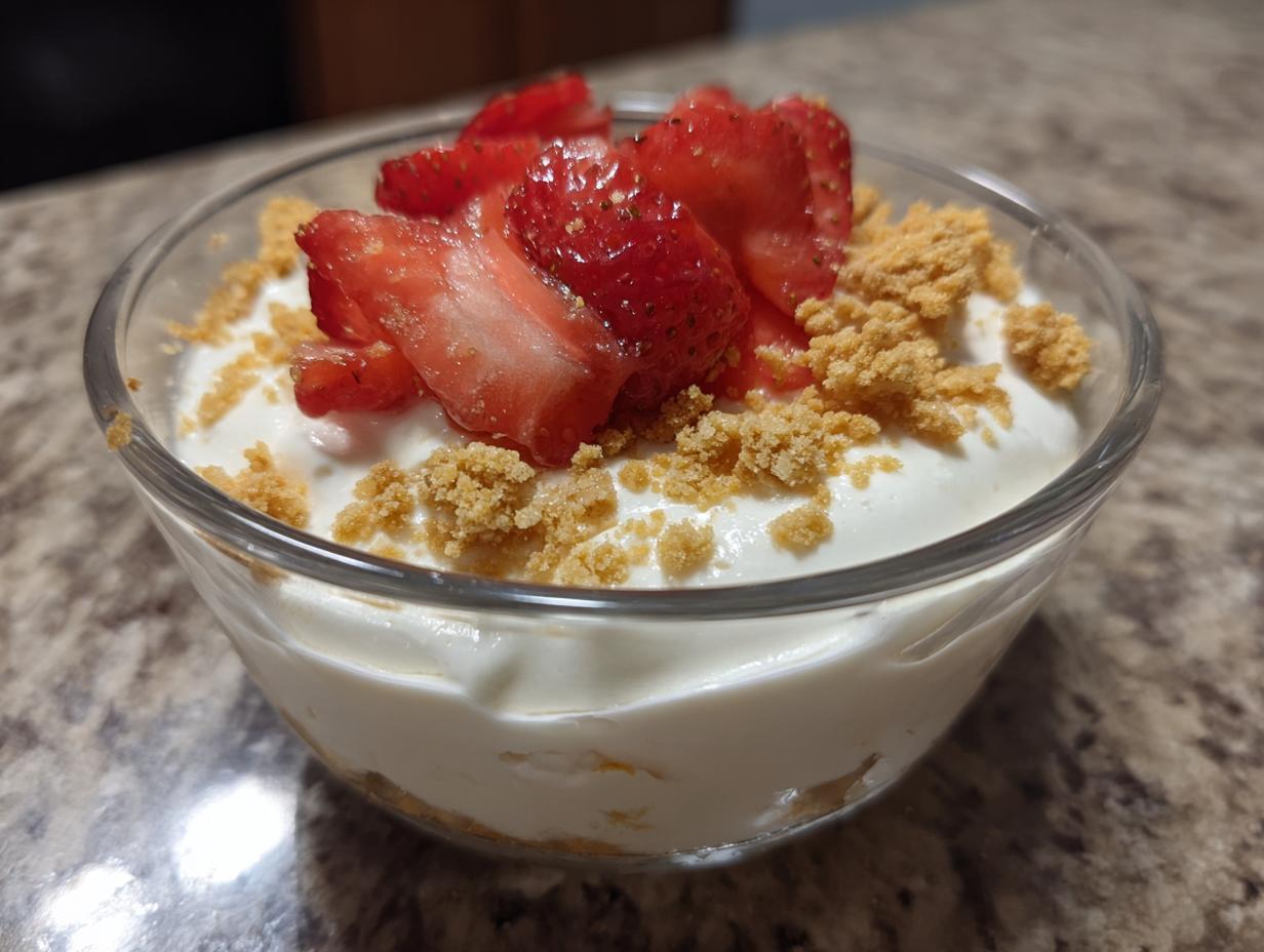 Amazing 2 Minute High Protein Cheesecake Fluff