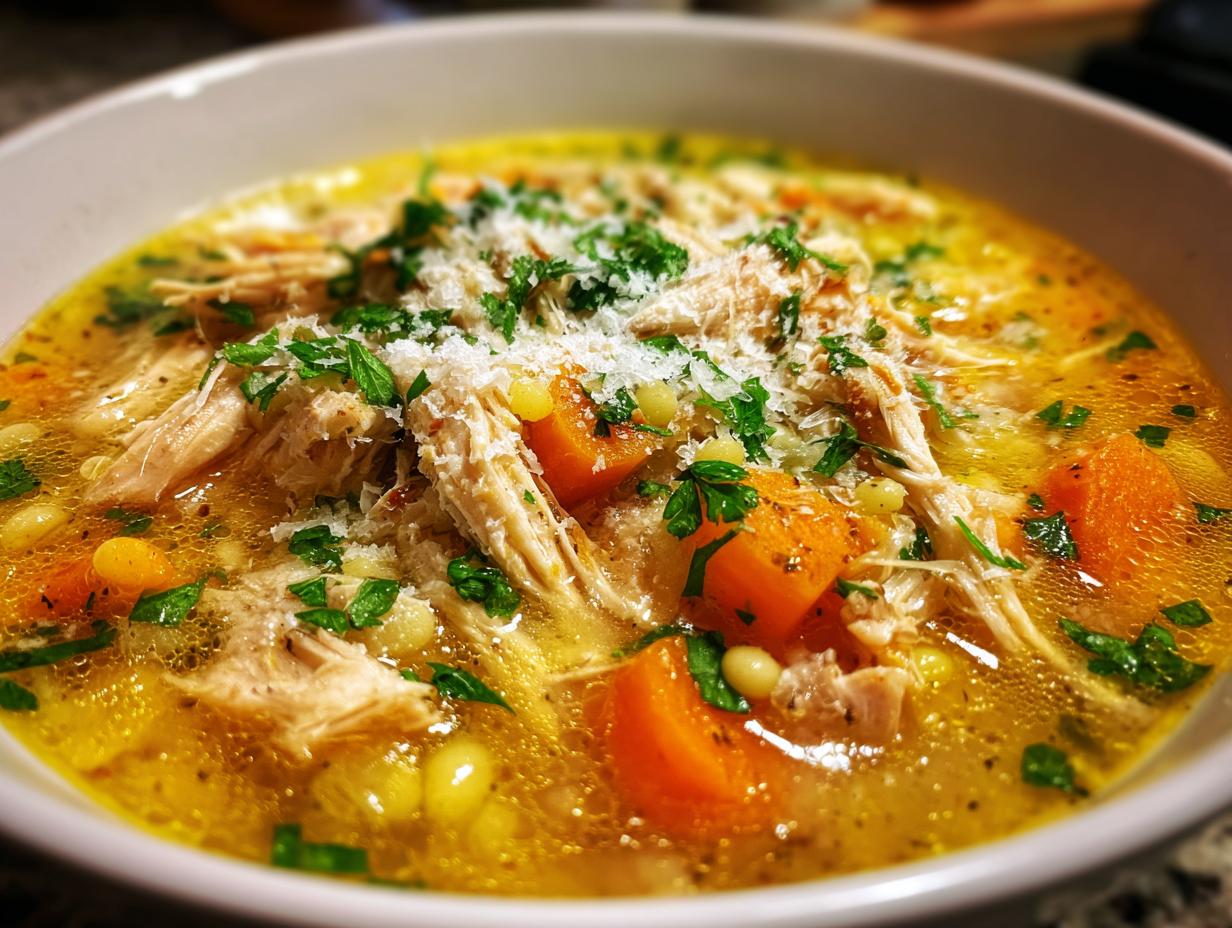 Amazing Italian Penicillin Soup 3 minute fix