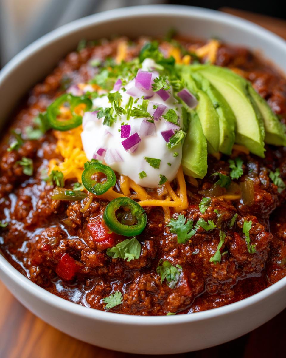Keto Turkey Chili - detail 2