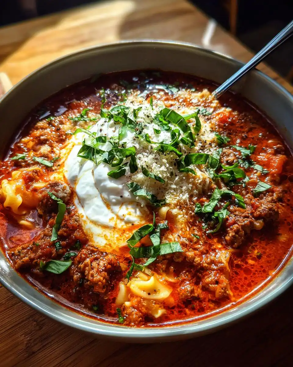 Lasagna Soup - detail 2