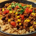 Lean beef burrito bowls