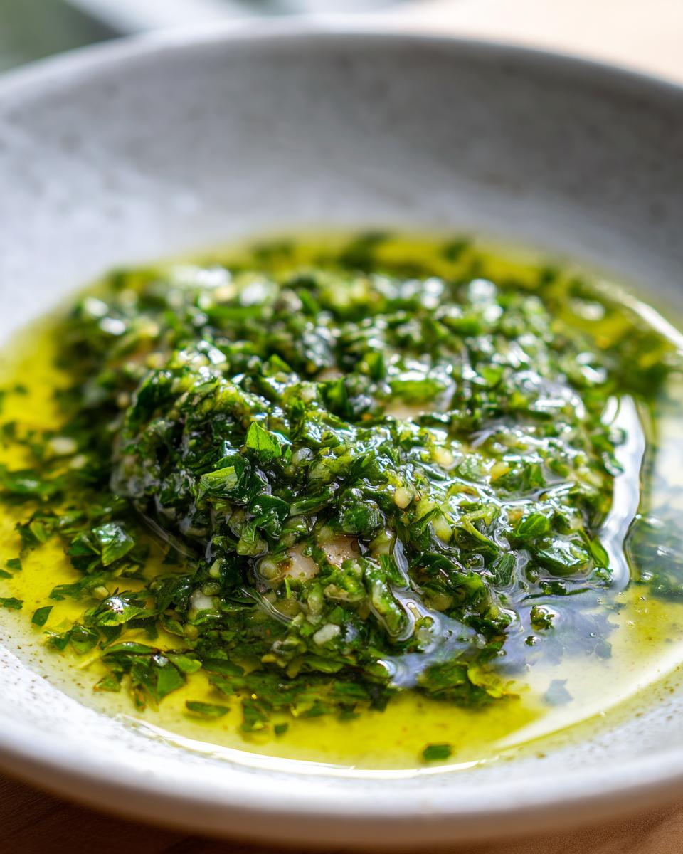 Lemon herb sauce - detail 1