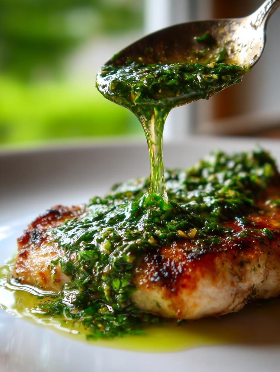 Lemon herb sauce - detail 2