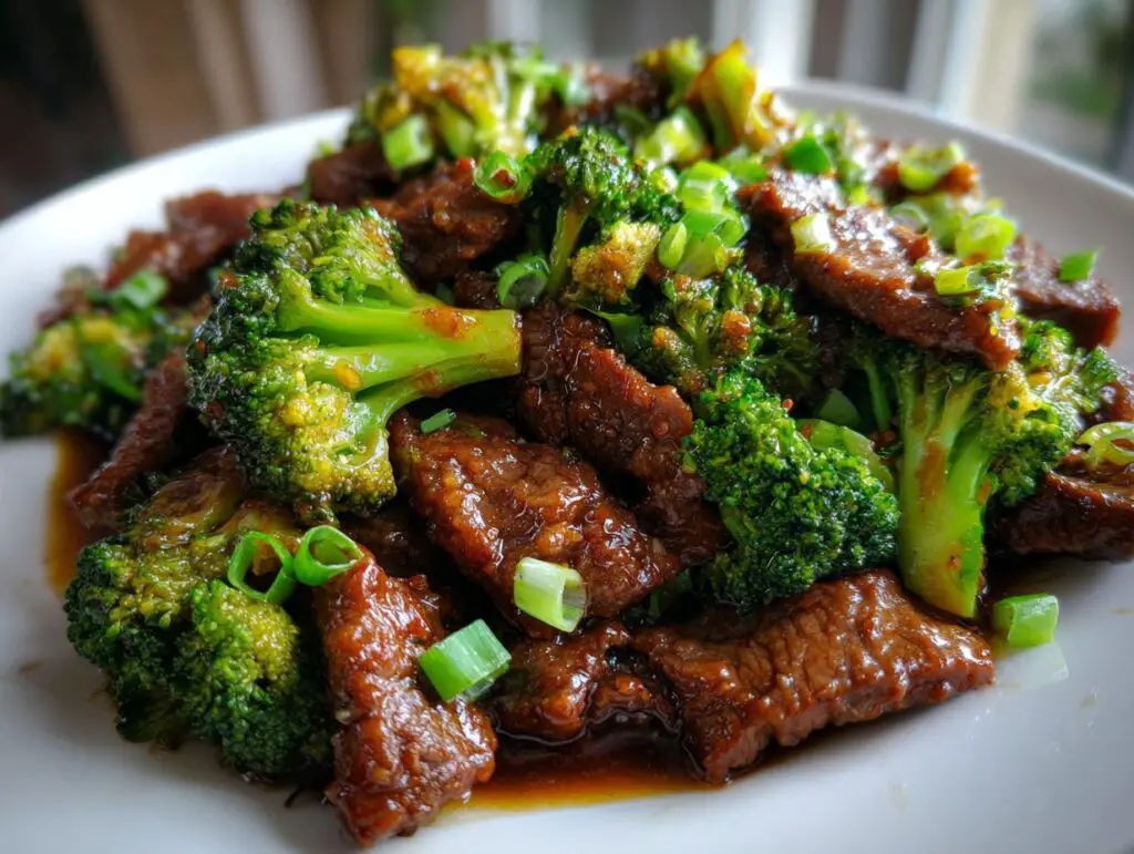 Light Garlic Beef Stir Fry