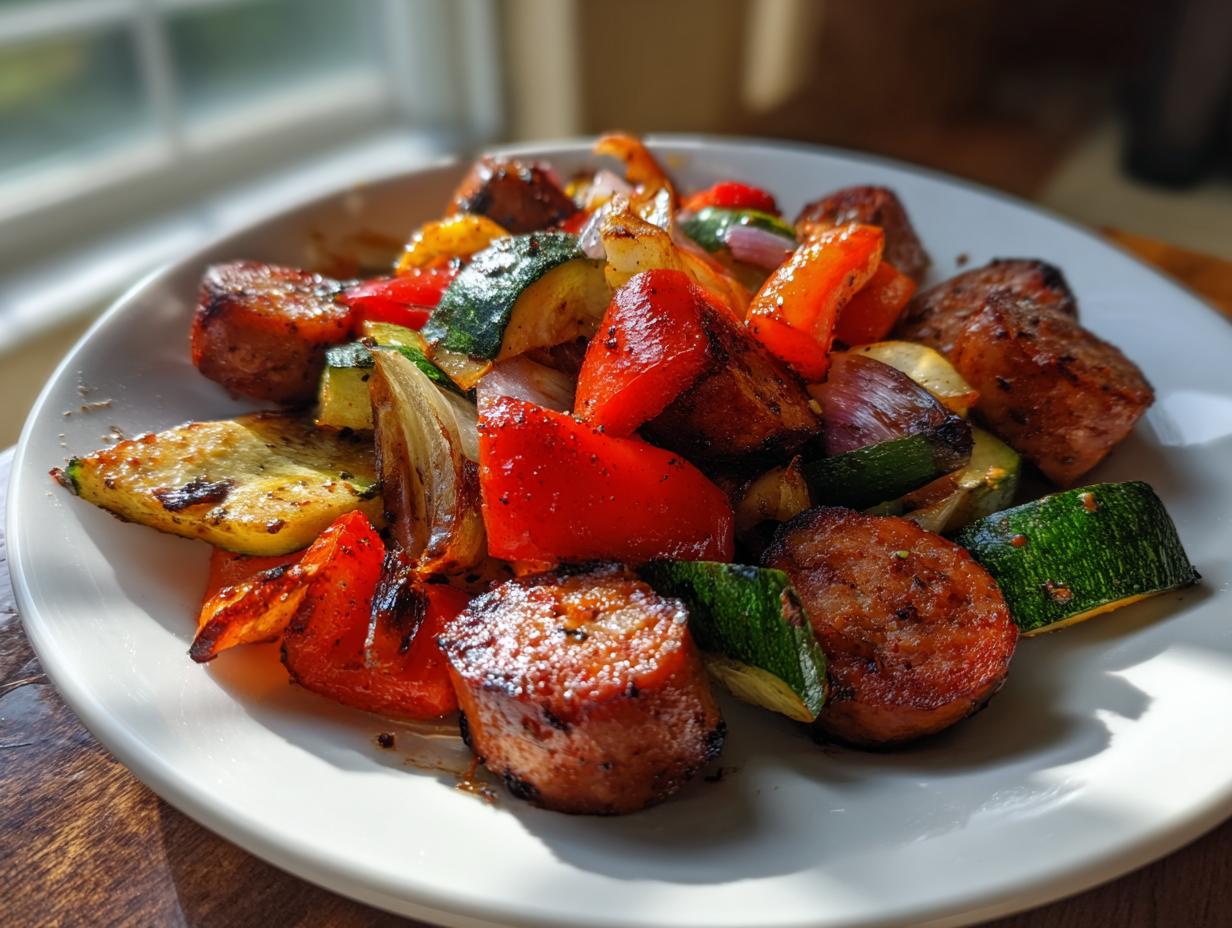 Amazing 1 Lightened-Up Sausage Veggie Dinner