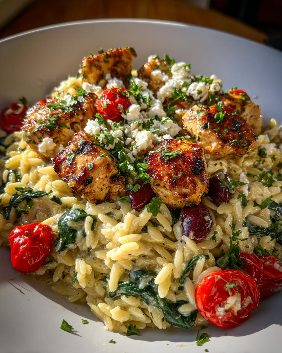 Mediterranean Chicken Orzo - detail 1