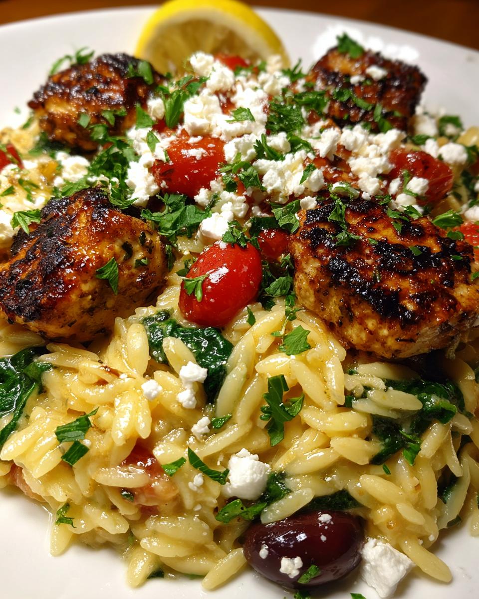 Mediterranean Chicken Orzo - detail 2