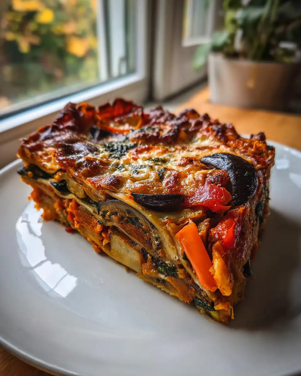 Mediterranean Vegetable Lasagna - detail 3