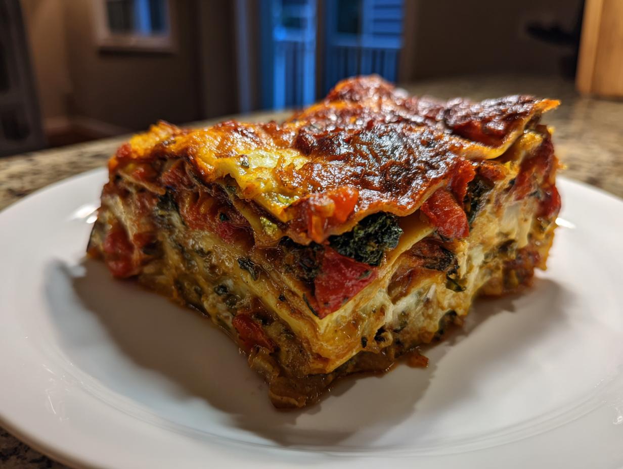 Stunning Mediterranean Vegetable Lasagna in 40 Min