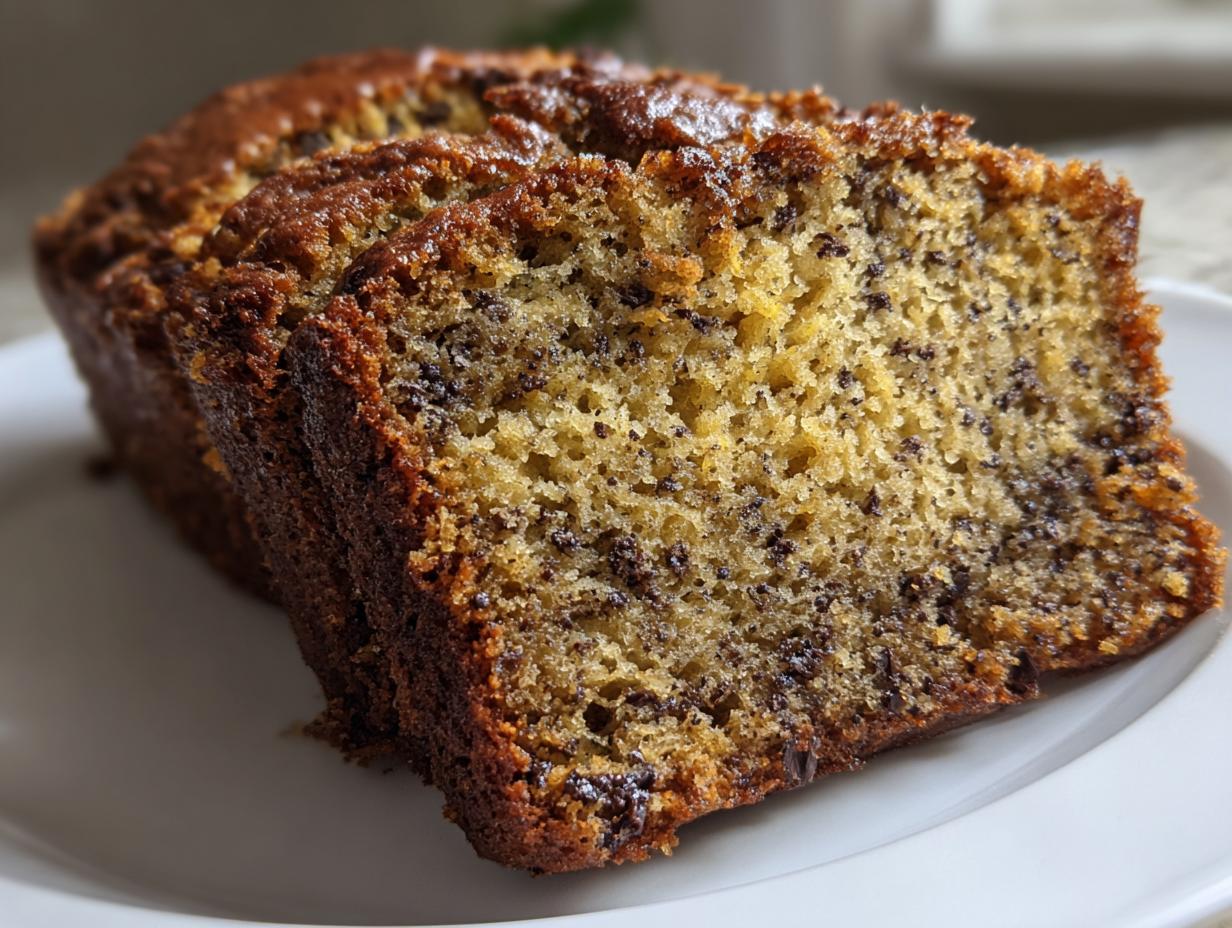 Amazing Moist Greek Yogurt Banana Bread in 50 Min