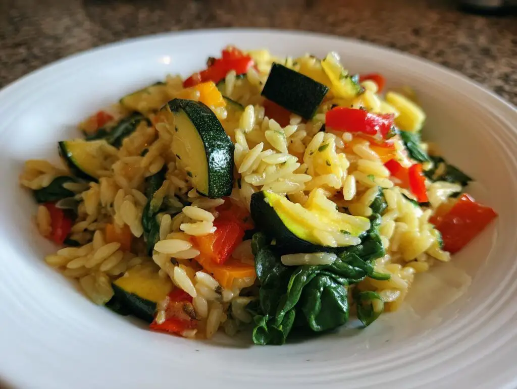 One-Pot Orzo and Vegetable Dinner
