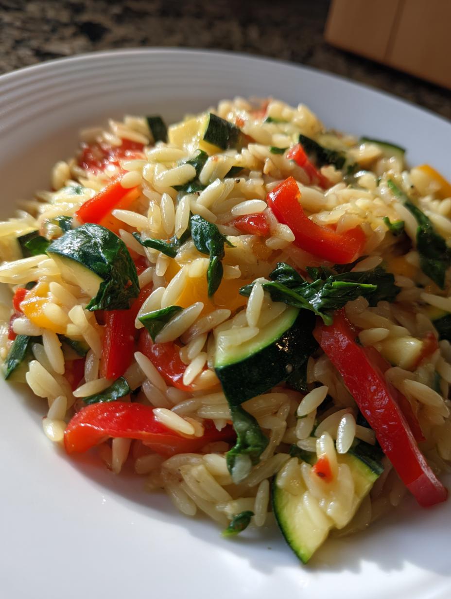 One-Pot Orzo and Vegetable Dinner - detail 2