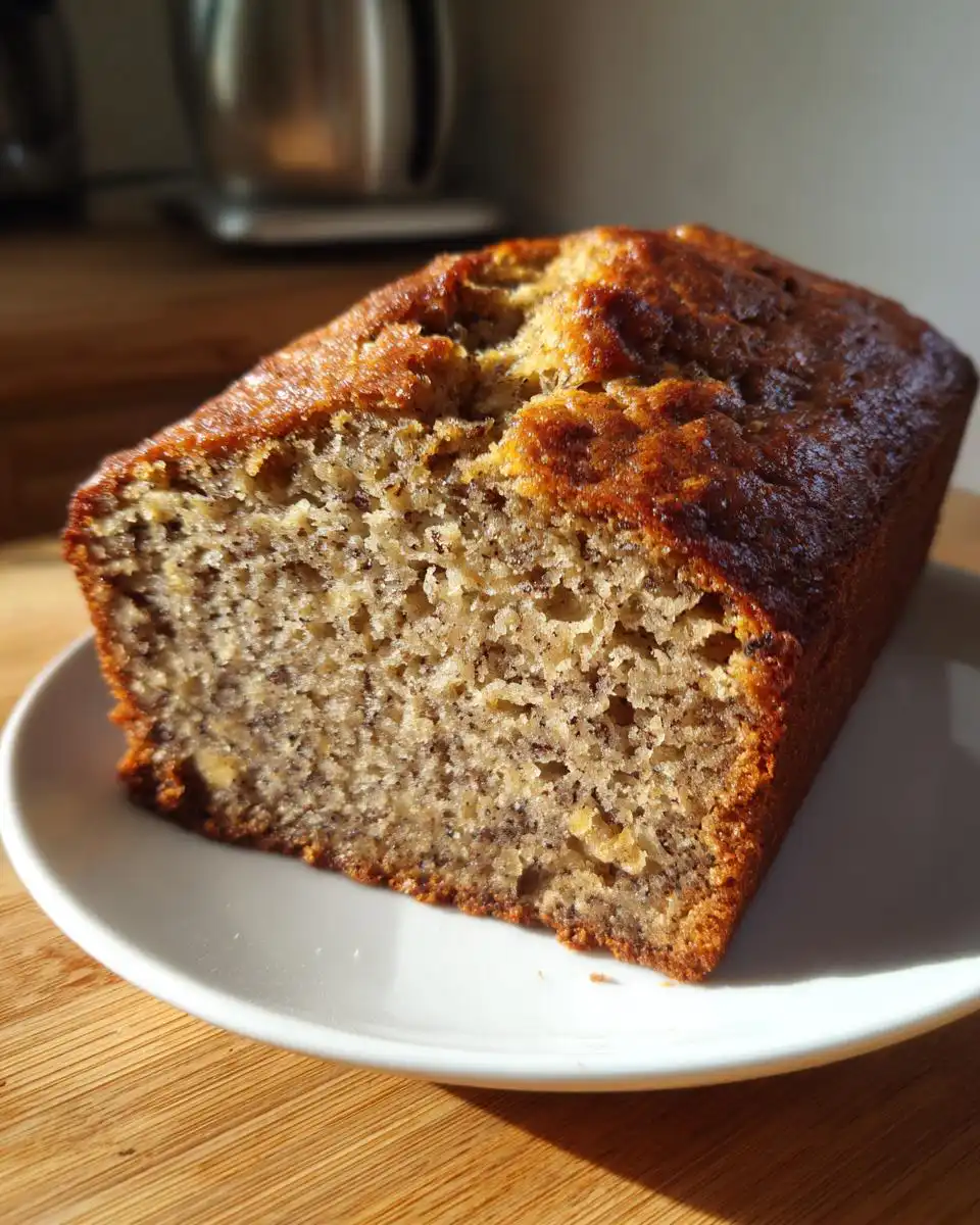 One-bowl whole wheat banana bread - detail 1
