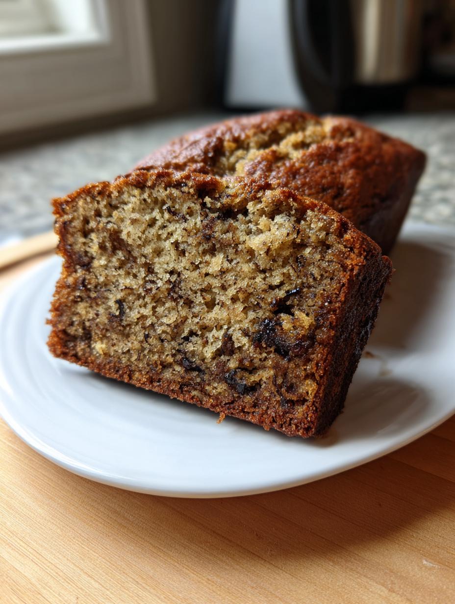 One-bowl whole wheat banana bread - detail 2