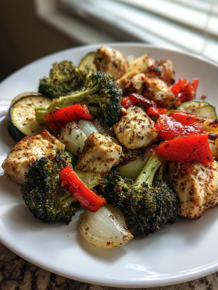 One-pan chicken and veggies - detail 2